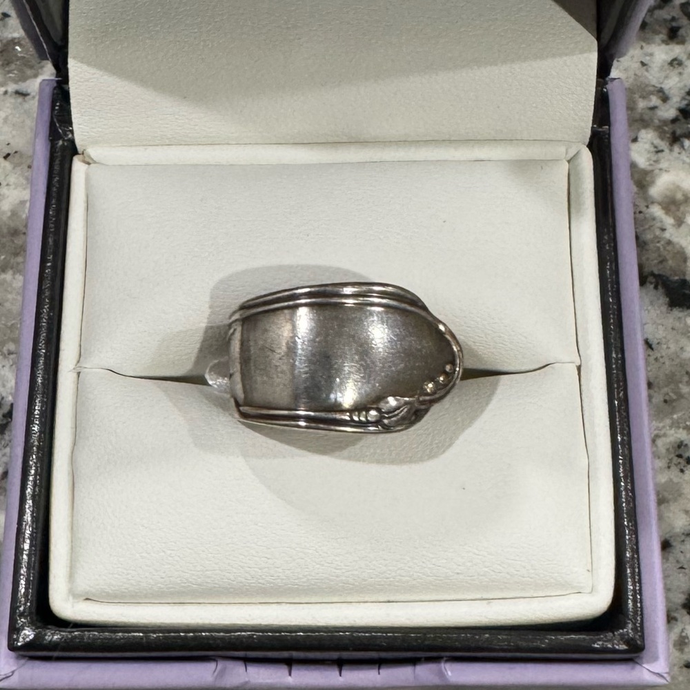 Elegant Silver Spoon Ring